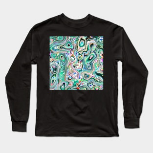 Abalone - Original Abstract Design Long Sleeve T-Shirt